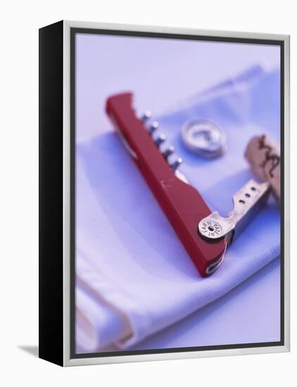 Waiter's Knife with Cork-Peter Medilek-Framed Premier Image Canvas