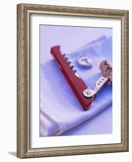 Waiter's Knife with Cork-Peter Medilek-Framed Photographic Print