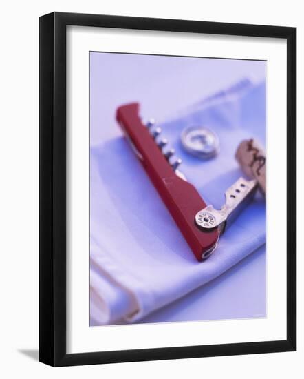 Waiter's Knife with Cork-Peter Medilek-Framed Photographic Print