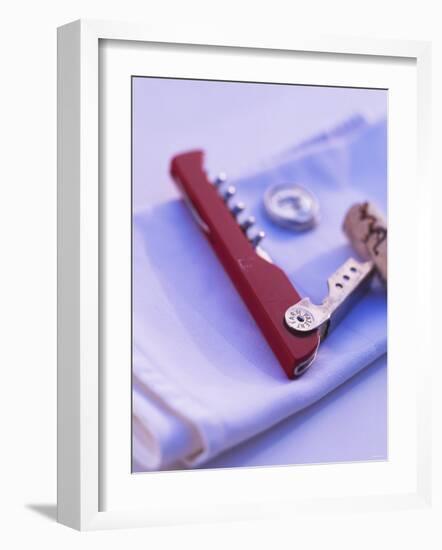 Waiter's Knife with Cork-Peter Medilek-Framed Photographic Print