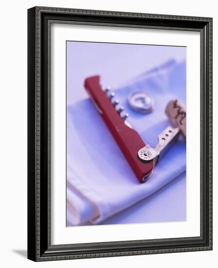 Waiter's Knife with Cork-Peter Medilek-Framed Photographic Print