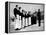 Waiters in Ice Skates Learning How to Serve Cocktails During Lesson at Grand Hotel Ice Rink-Alfred Eisenstaedt-Framed Premier Image Canvas