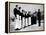 Waiters in Ice Skates Learning How to Serve Cocktails During Lesson at Grand Hotel Ice Rink-Alfred Eisenstaedt-Framed Premier Image Canvas