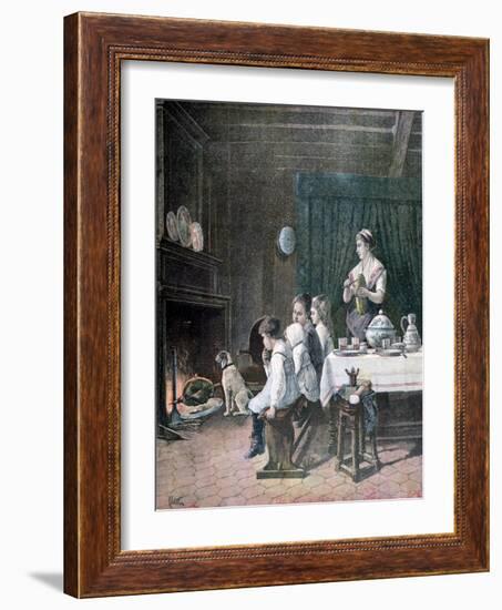 Waiting, 1890-F Meaulle-Framed Giclee Print