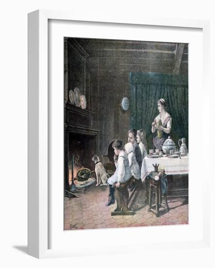 Waiting, 1890-F Meaulle-Framed Giclee Print