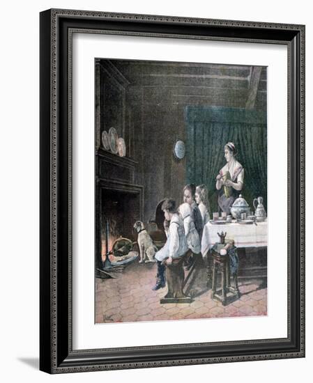 Waiting, 1890-F Meaulle-Framed Giclee Print