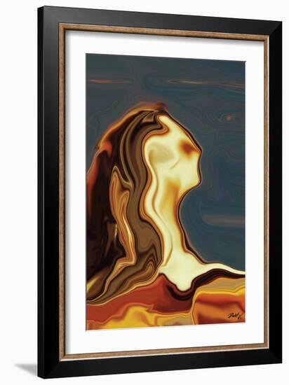 Waiting 3-Rabi Khan-Framed Art Print