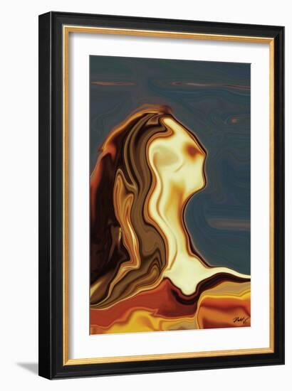 Waiting 3-Rabi Khan-Framed Art Print