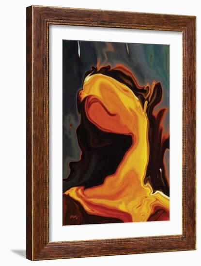 Waiting 4-Rabi Khan-Framed Art Print