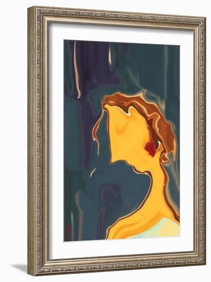 Waiting 5-Rabi Khan-Framed Art Print