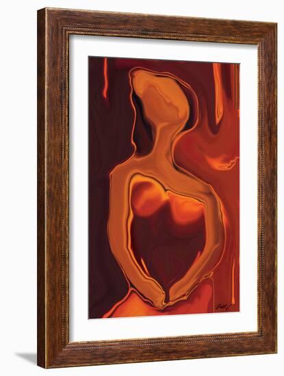 Waiting 6-Rabi Khan-Framed Art Print