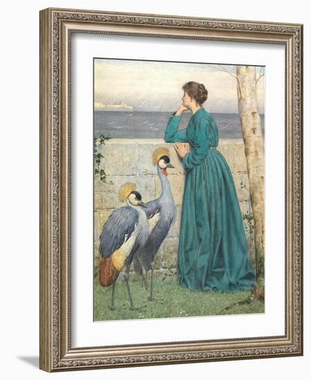 Waiting and Watching-Henry Stacey Marks-Framed Giclee Print