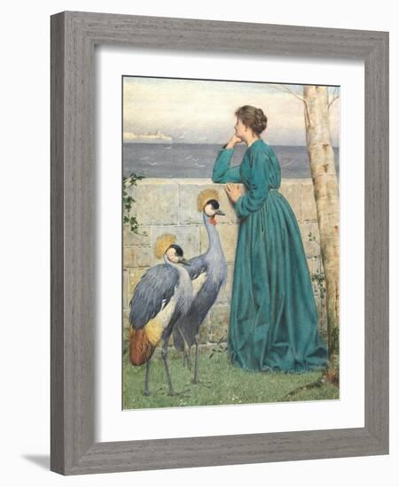 Waiting and Watching-Henry Stacey Marks-Framed Giclee Print
