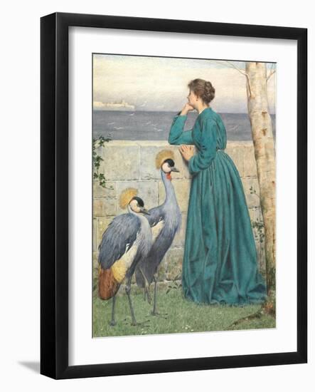 Waiting and Watching-Henry Stacey Marks-Framed Giclee Print