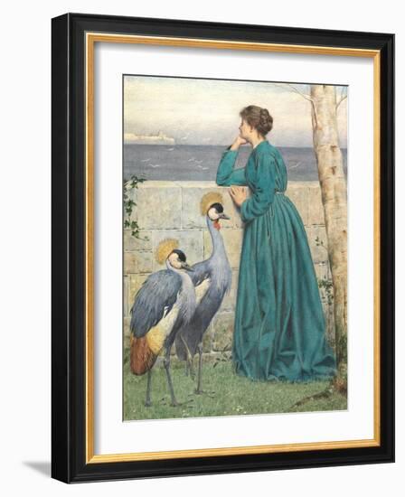 Waiting and Watching-Henry Stacey Marks-Framed Giclee Print