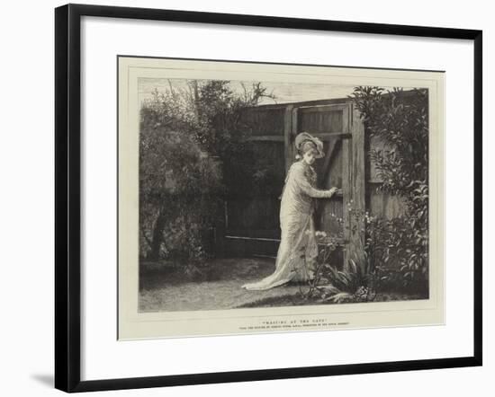 Waiting at the Gate-Marcus Stone-Framed Giclee Print