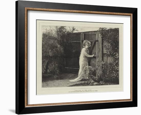 Waiting at the Gate-Marcus Stone-Framed Giclee Print