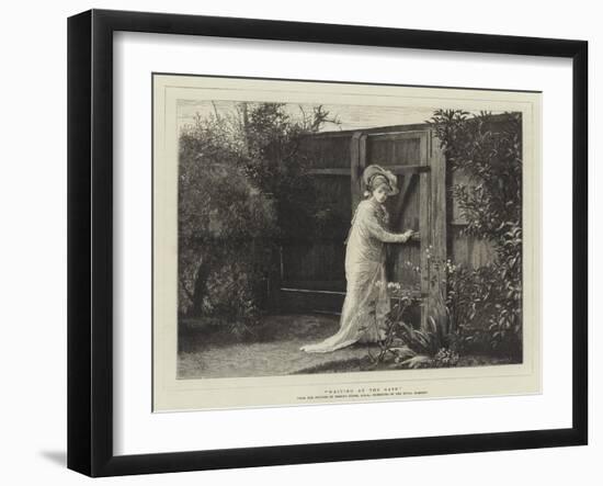 Waiting at the Gate-Marcus Stone-Framed Giclee Print