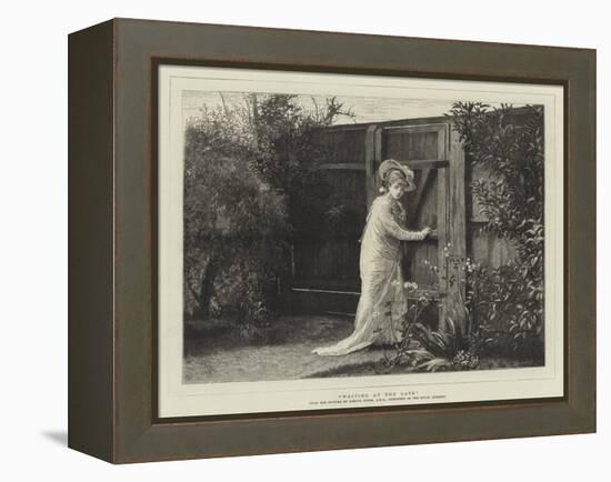 Waiting at the Gate-Marcus Stone-Framed Premier Image Canvas