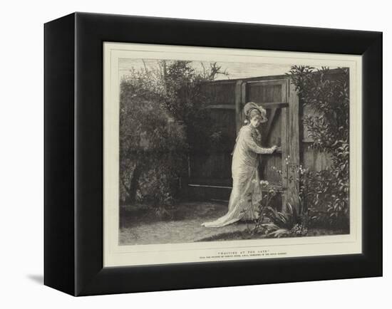 Waiting at the Gate-Marcus Stone-Framed Premier Image Canvas