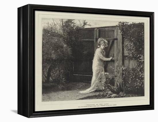 Waiting at the Gate-Marcus Stone-Framed Premier Image Canvas