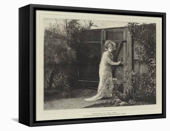 Waiting at the Gate-Marcus Stone-Framed Premier Image Canvas