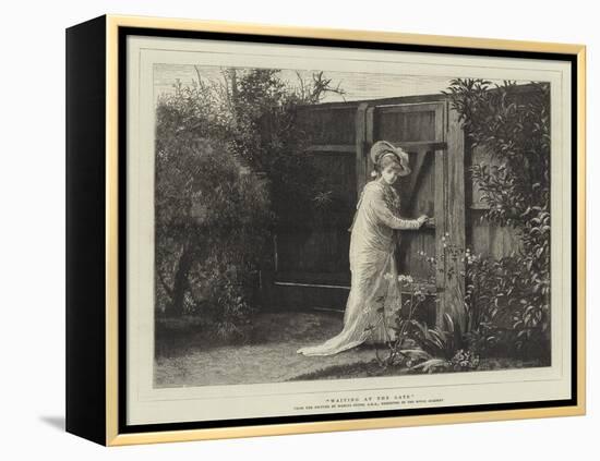 Waiting at the Gate-Marcus Stone-Framed Premier Image Canvas