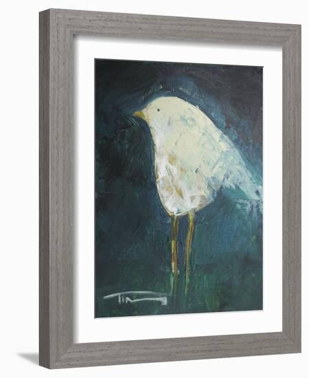 Waiting Bird-Tim Nyberg-Framed Giclee Print