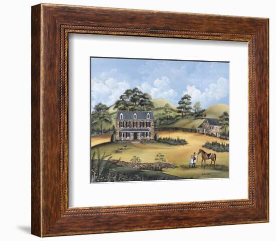 Waiting for a Ride-Barbara Jeffords-Framed Art Print