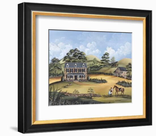 Waiting for a Ride-Barbara Jeffords-Framed Art Print