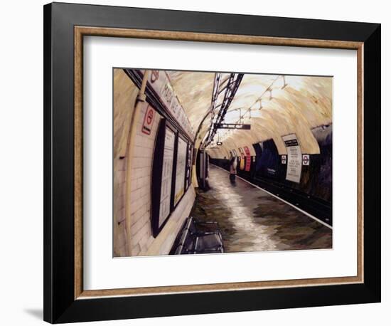 Waiting for a Train Going South, 1998-Ellen Golla-Framed Giclee Print