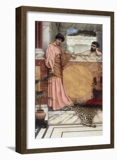 Waiting for an Answer, 1889-John William Godward-Framed Giclee Print