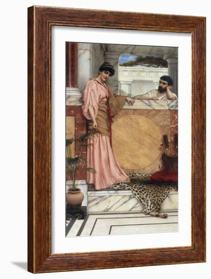 Waiting for an Answer, 1889-John William Godward-Framed Giclee Print