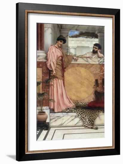 Waiting for an Answer, 1889-John William Godward-Framed Giclee Print