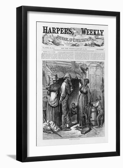 Waiting for an Offer, Pub. 1874-William Ludlow Sheppard-Framed Giclee Print