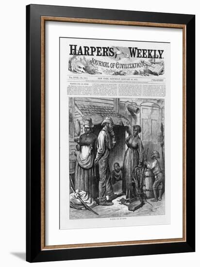 Waiting for an Offer, Pub. 1874-William Ludlow Sheppard-Framed Giclee Print