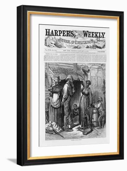 Waiting for an Offer, Pub. 1874-William Ludlow Sheppard-Framed Giclee Print