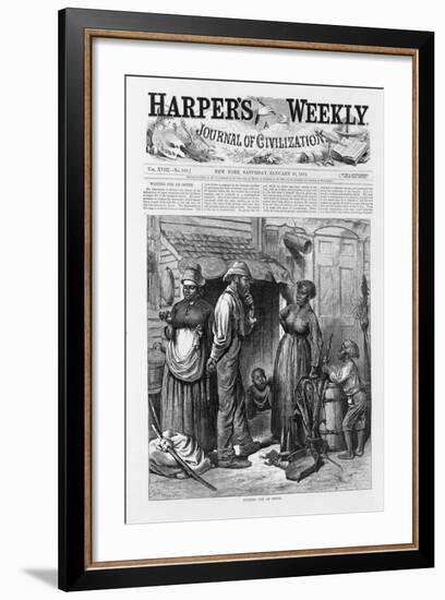 Waiting for an Offer, Pub. 1874-William Ludlow Sheppard-Framed Giclee Print