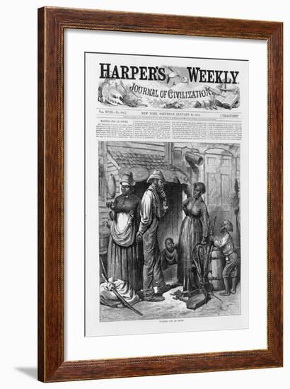 Waiting for an Offer, Pub. 1874-William Ludlow Sheppard-Framed Giclee Print