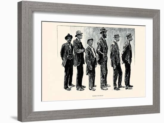 Waiting for Bread-Charles Dana Gibson-Framed Art Print