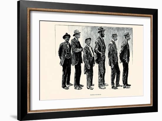 Waiting for Bread-Charles Dana Gibson-Framed Art Print