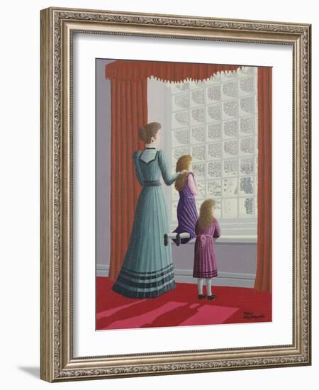 Waiting for Father-Peter Szumowski-Framed Giclee Print
