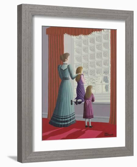 Waiting for Father-Peter Szumowski-Framed Giclee Print