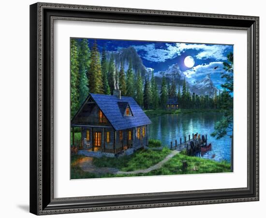 Waiting for Master-Dominic Davison-Framed Art Print