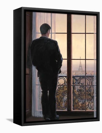 Waiting for Paris 1-Myles Sullivan-Framed Stretched Canvas