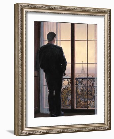 Waiting for Paris 1-Myles Sullivan-Framed Art Print