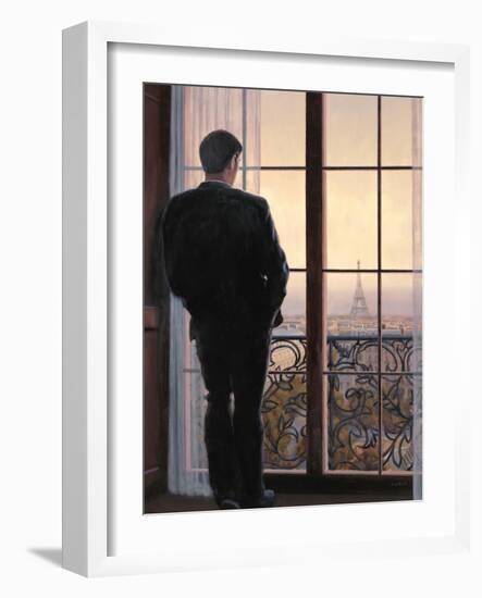 Waiting for Paris 1-Myles Sullivan-Framed Art Print