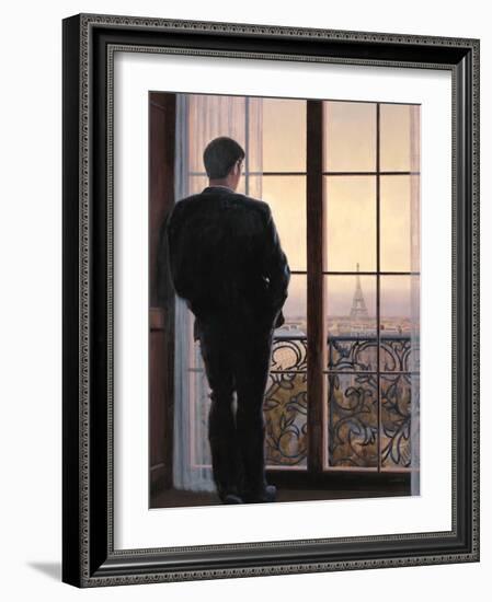 Waiting for Paris 1-Myles Sullivan-Framed Art Print