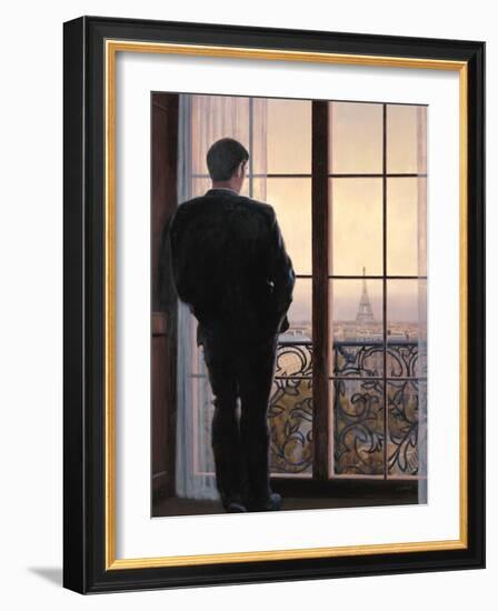 Waiting for Paris 1-Myles Sullivan-Framed Art Print