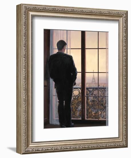 Waiting for Paris 1-Myles Sullivan-Framed Art Print